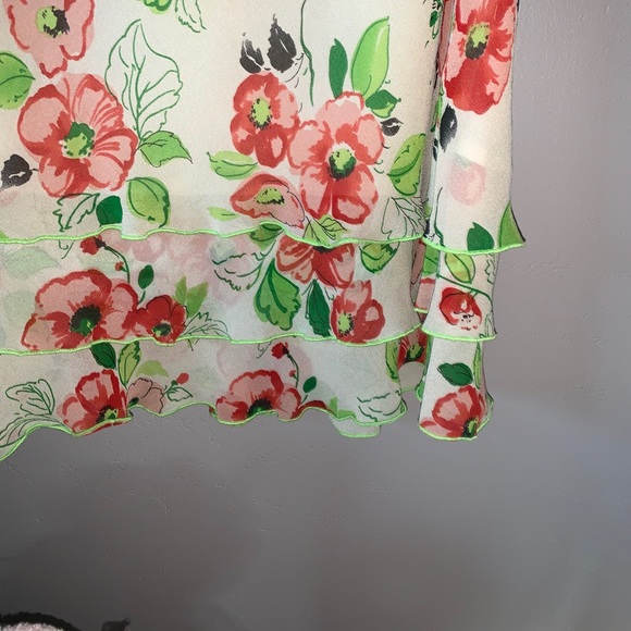 Vintage midi floral skirt - Picture 3 of 3